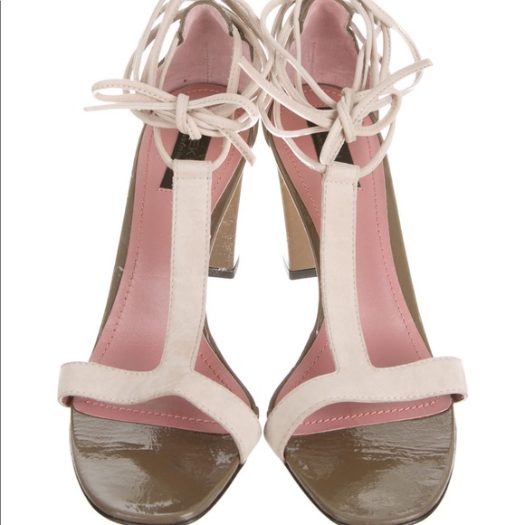 Derek Lam lace up heels - Picture 3 of 5